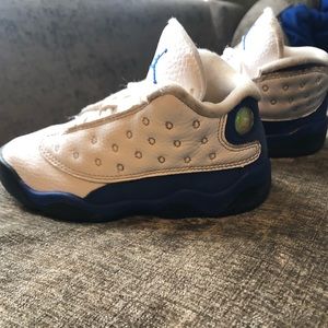 Jordan Retro 13 white/blue size 9C